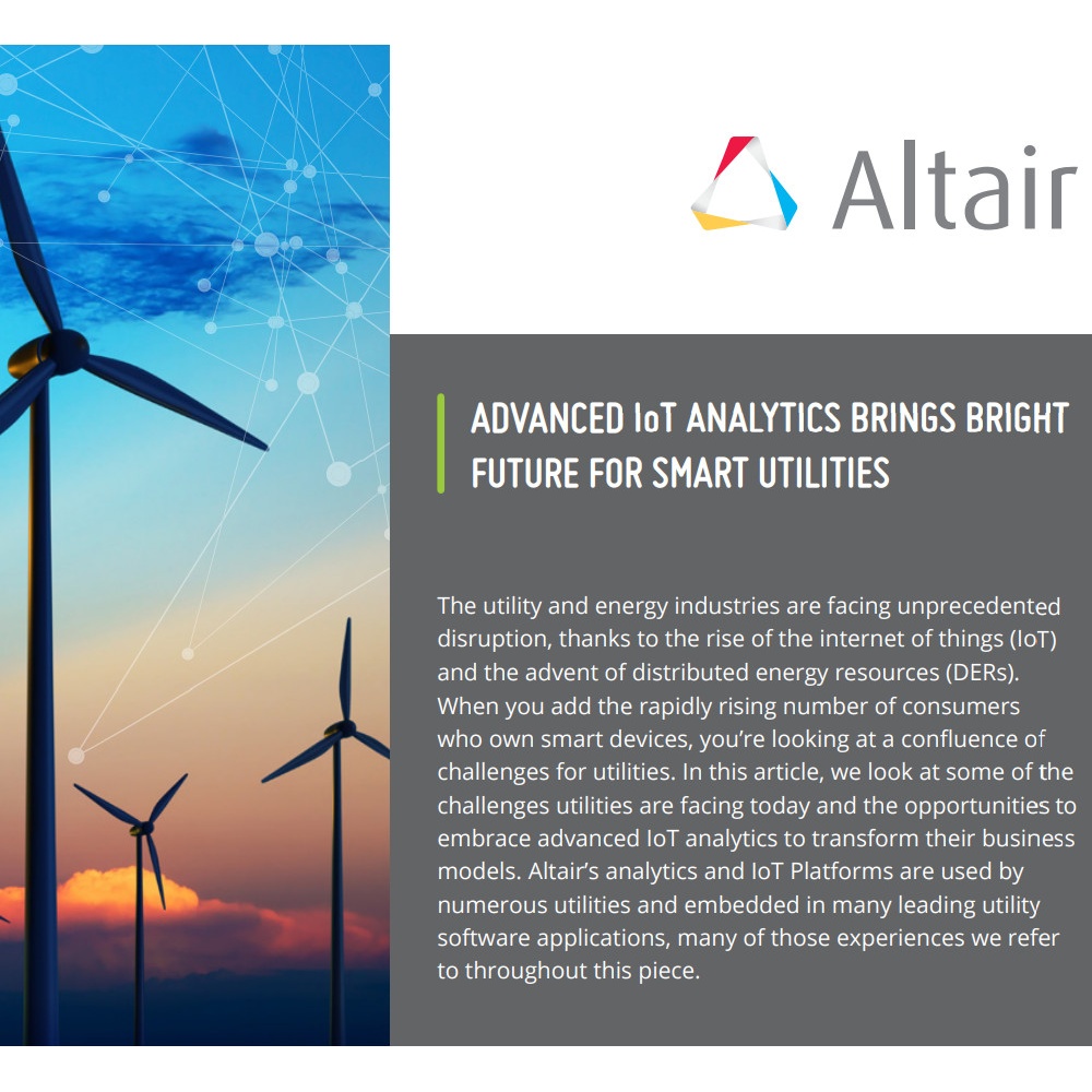 Smart Analytics for Smarter Utilities