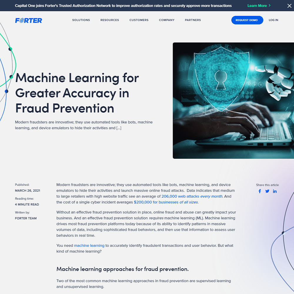 Machine Learning for Greater Accuracy in Fraud Prevention