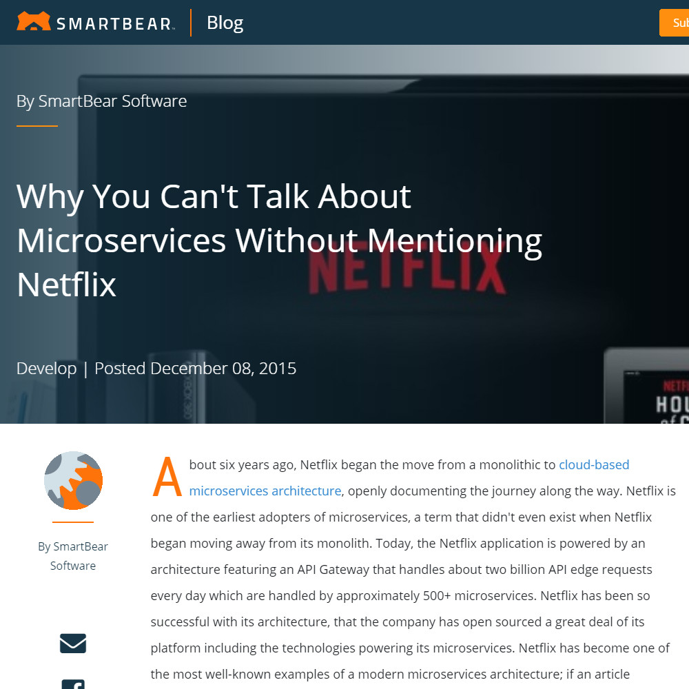 Why You Can't Talk About Microservices Without Mentioning Netflix